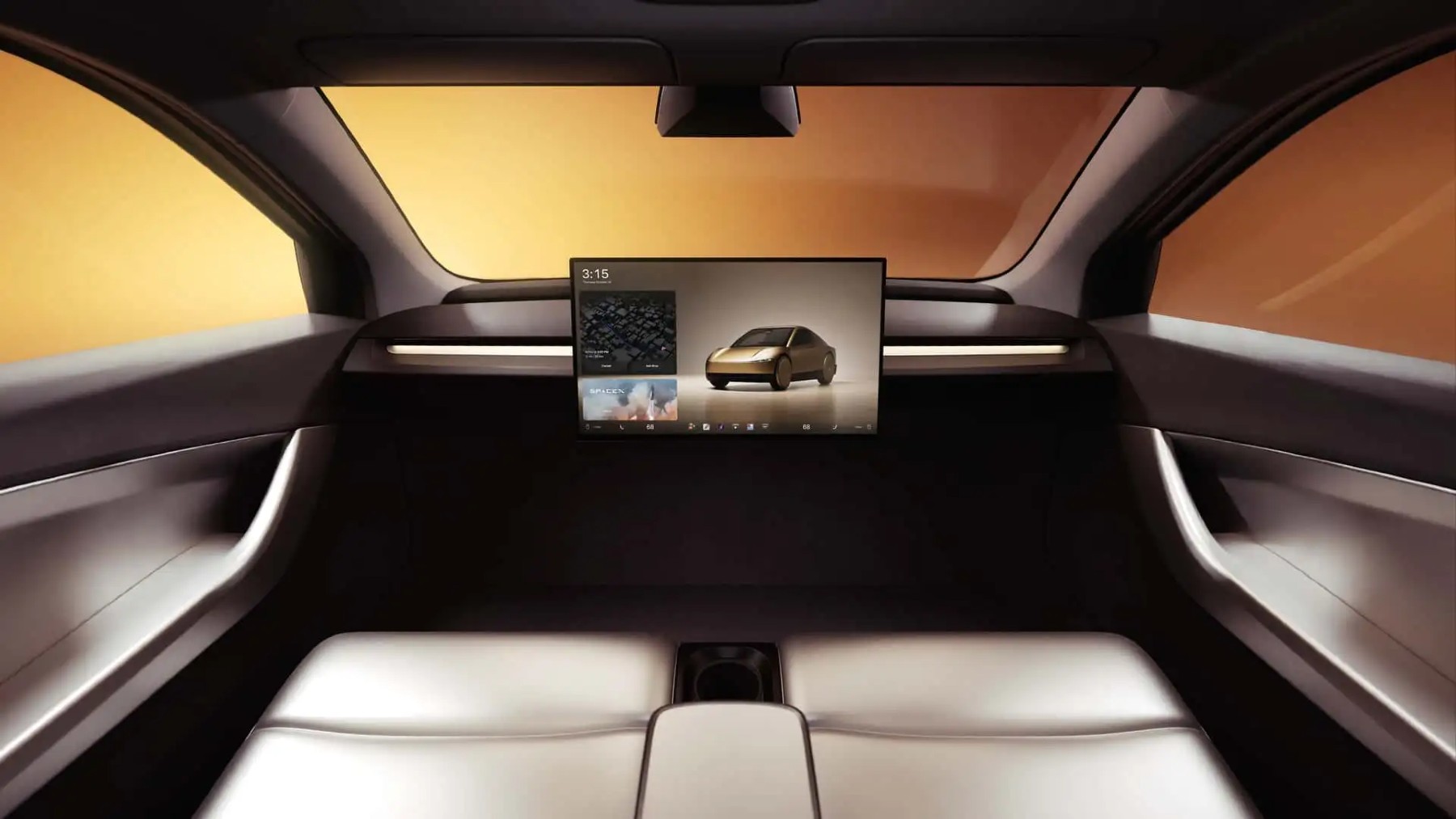 Tesla driverless cab