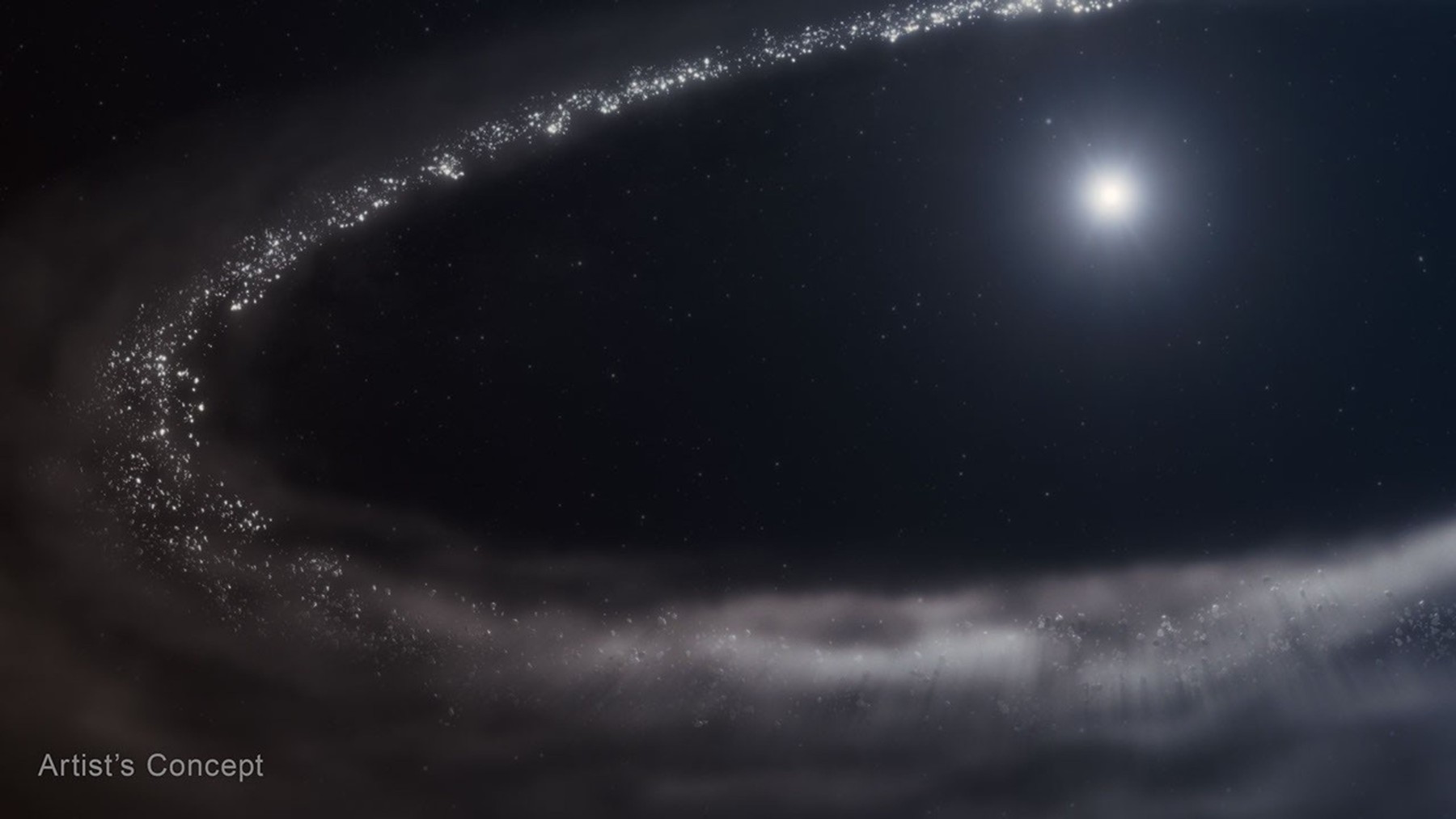 NASA found crystalline ice