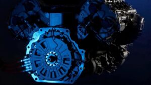 Lamborghini's V-8 and V-12 hybrids use a 38-pound motor built by Mercedes-owned YASA 41 New engine