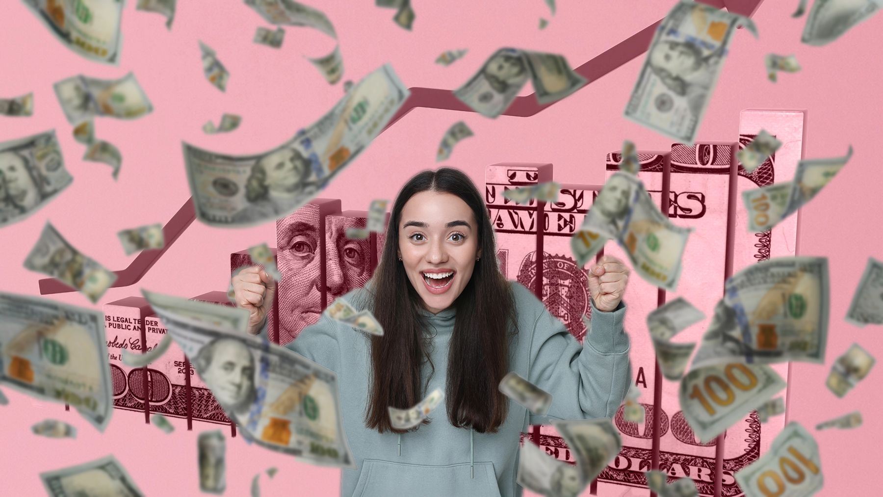 Cash rain for one group