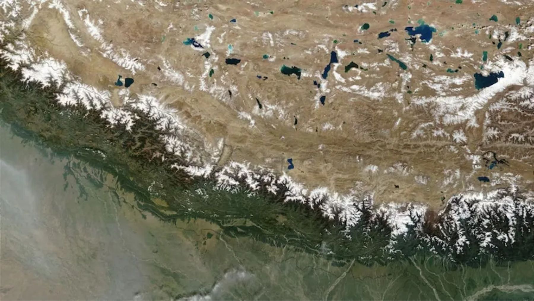 Tibet flyby view