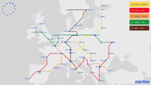 Europe's 'continental subway' plan would link 39 cities from Lisbon to Helsinki in 3 hours 15 Lisbon to Helsinki in just 3 hours