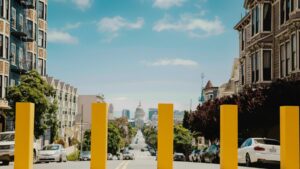 Quebec's pop-up road barricades physically block drivers who ignore pedestrian crosswalks 23 Vertical crosswalks hit the roads