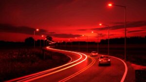 Roads are being painted in red lights — It started as an experiment and now it may arrive in America to solve a historic city problem 2 Red lights America