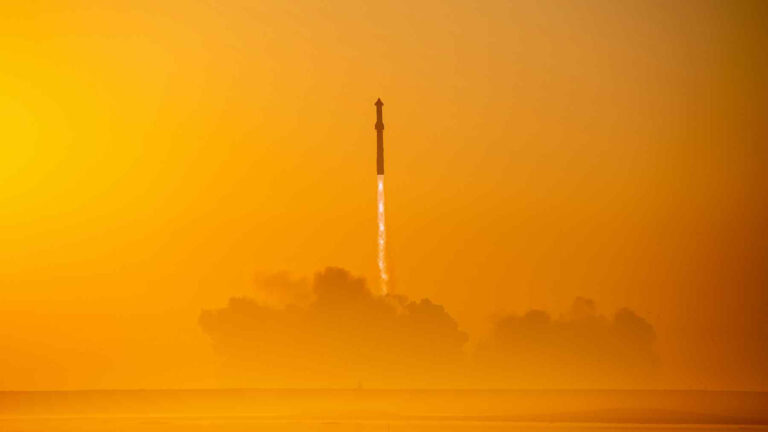 NASA changed from white to orange