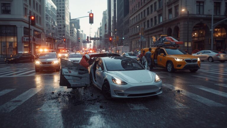 Robotaxi crash