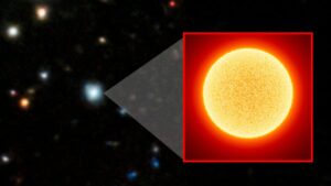 Buried in a faint dwarf galaxy, a star with almost no iron is rewriting the story of how the universe's first stars died 35 11. URGENT Buried in a faint dwarf galaxy a star with almost no iron is rewriting the story of how the universe s first stars died