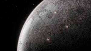 Artemis II astronauts saw brief flashes on the Moon’s surface until they realized they were "pinprick holes" appearing in real time 20 Artemis crew spot brief flashes on Moon