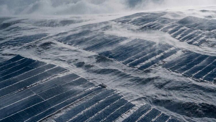 Solar farms change wind patterns