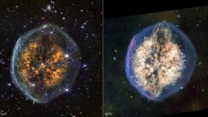 A strange ‘cosmic pomegranate’ is firing perfect spheres of gas at extreme speed, and NASA says it shouldn’t even exist 6 NASA finds cosmic pomegranate firing gas