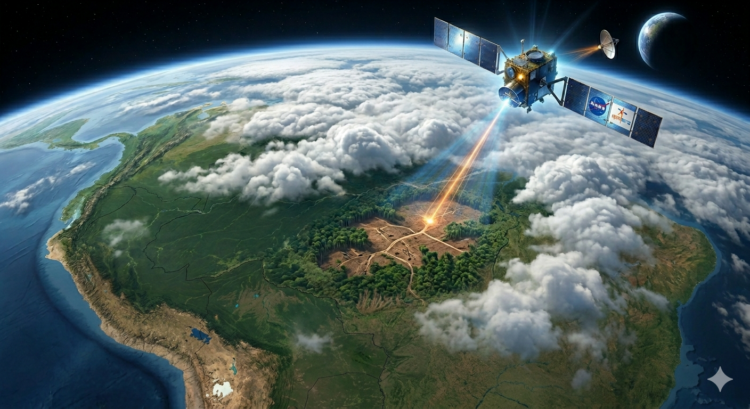 Satellite deforestation