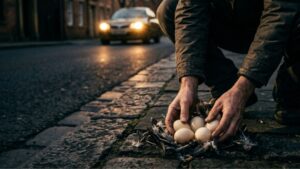 A self-driving car rolled through an Austin nesting park one morning, and the eggs the mother left behind are forcing the city to ask a hard question 35 Eggs Austin park
