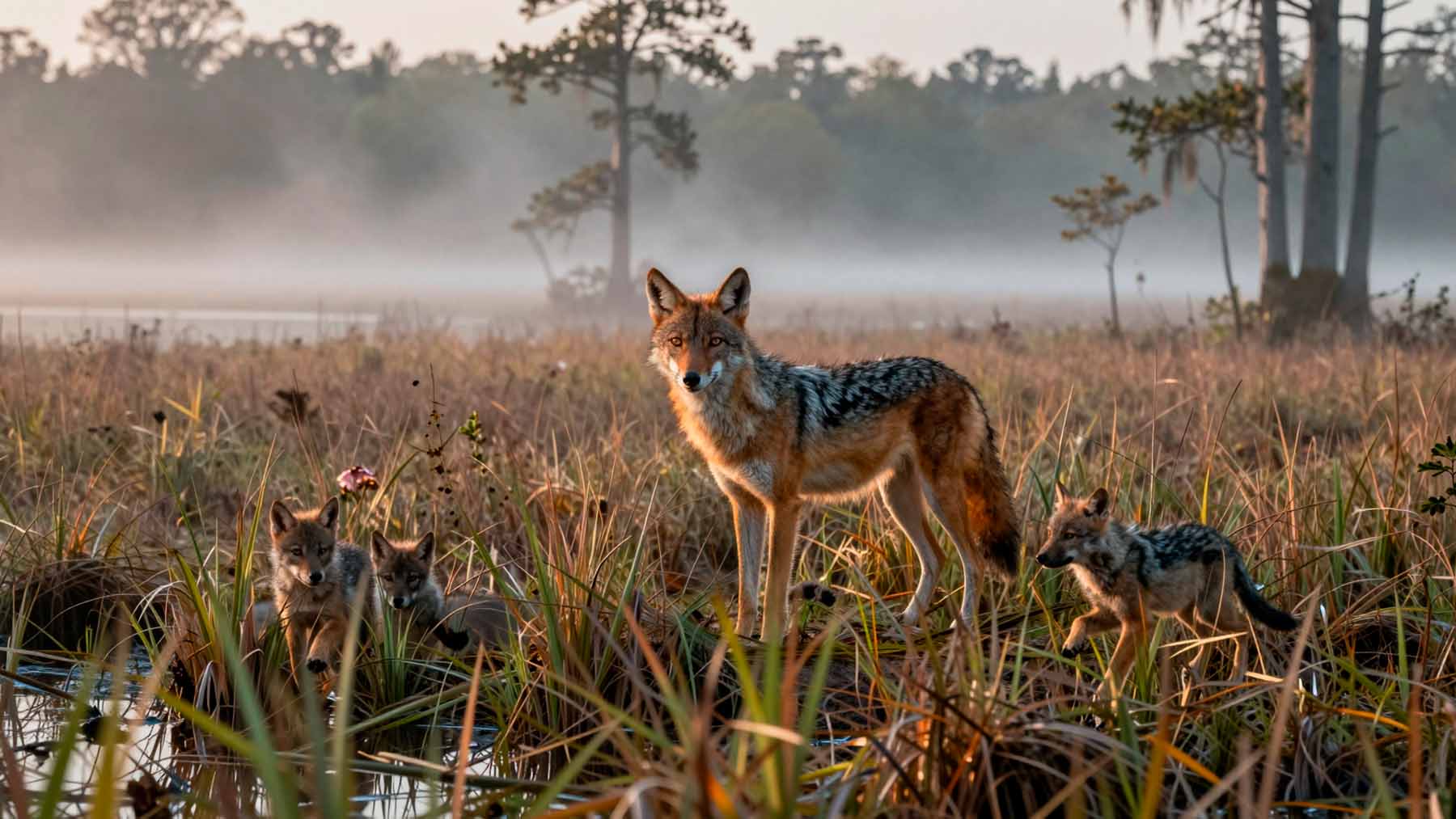 Only 22 red wolves remain in the wild, but four new litters born in North Carolina are giving the species its strongest sign of hope in years 1 20. GES Only 22 red wolves remain in the wild but