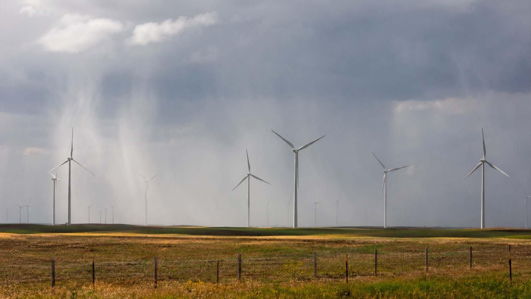 wind farm turbines