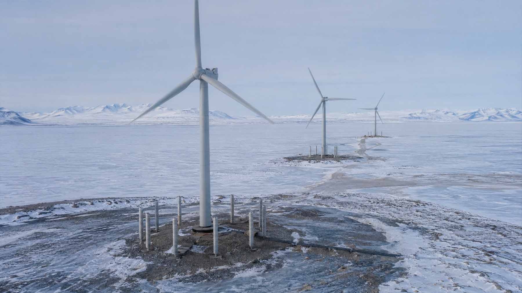 Arctic wind turbines