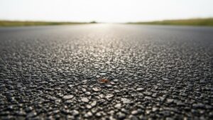 Asphalt surfaces 94 percent of America's paved roads and holds the title of the nation's most recycled material, and the hidden cost of all that black surface shows up in the insects living right at its edge 47 close-up of asphalt roads surface in summer heat with an ant in focus, asphalt surfaces 94