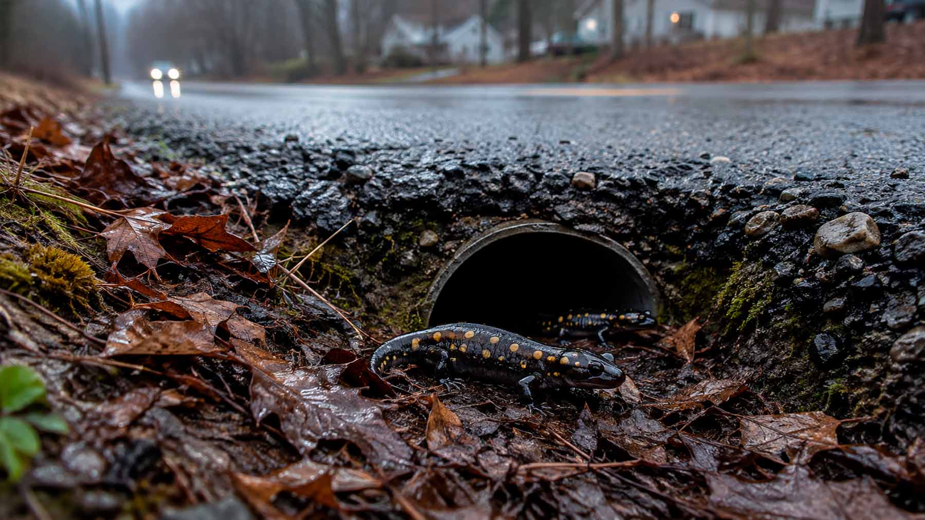 In a town in New Hampshire, tiny tunnels built for salamanders are quietly reshaping how the world thinks about roads and wildlife 1 33. GES In a town in New Hampshire
