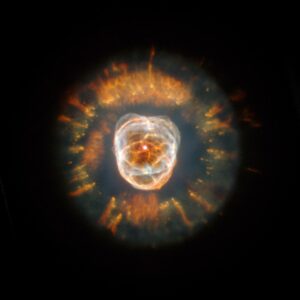Webb's stunning new image of a "lion face" carved into space reveals what the dying star at its heart quietly left behind 2 Ngc2392 1