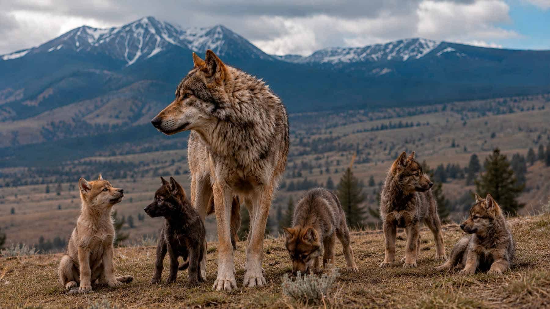 Yellowstone wolf pack