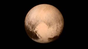 New Horizons observations suggest liquid nitrogen rises beneath Pluto’s Sputnik Planitia glacier 47 Astronomers pointed New Horizons at Pluto and found liquid nitrogen silently rising from kilometers below its frozen heart and seeping onto a glacier bigger