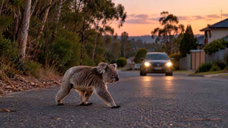 Every September Australia s sleepiest animals wake up and roam far beyond their trees in search of mates and territory