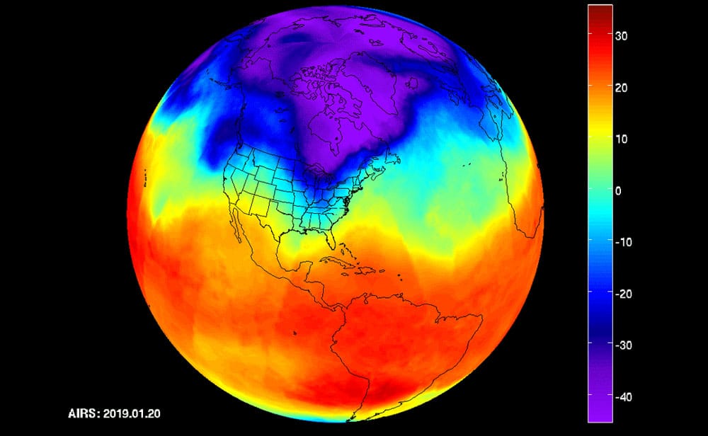 Forecasts indicate a stronger Polar Vortex formation followed by ...