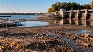 Lake Minnetonka sank below the level where it can spill out on its own, so Minnesota shut the dam while Minnehaha Creek dwindled to just 3 cubic feet per second 40 Gray's Bay Dam