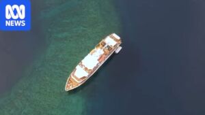 An expedition ship carrying 124 people missed its first turn into a narrow Papua New Guinea harbor entrance in the dark and grounded on a coral reef about 525 feet off its planned track 25 Expedition ship aground on a reef, showing the chart edit reef grounding, expedition ship carrying