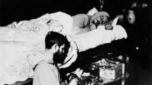 In a Kentucky cave 140 feet down, two men tried to live on a 28 hour day, and only the younger man's body ever adjusted 2 Lantern lit scene from the Mammoth Cave 28 hour day sleep experiment of 1938