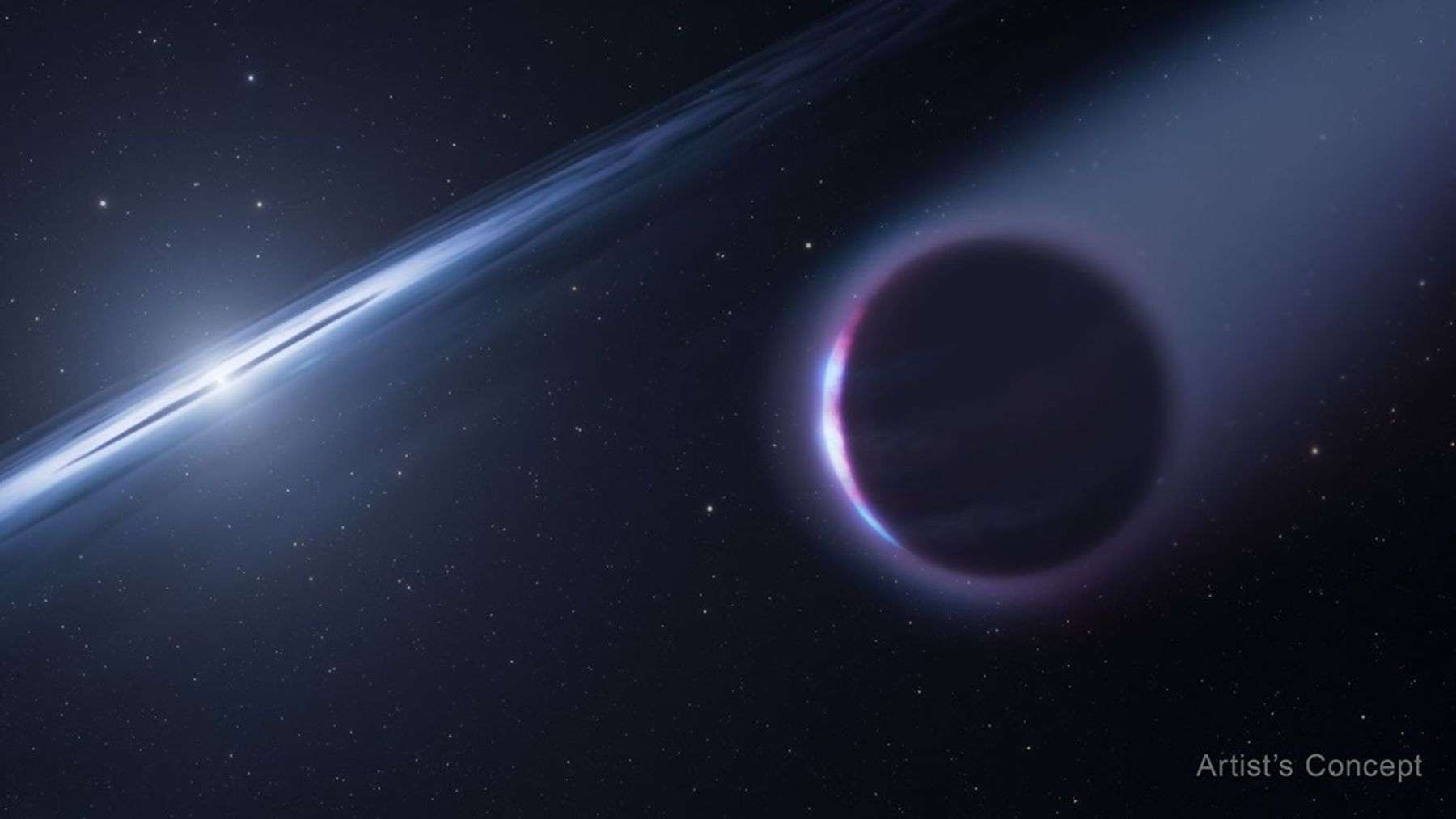Around dead star in Milky Way, astronomers suspect a Jupiter-like world formed from stellar ashes and possibly losing its atmosphere