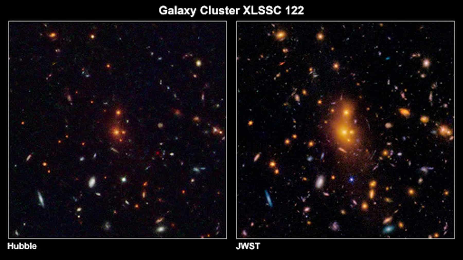 Astronomers found a galaxy cluster so massive and ancient