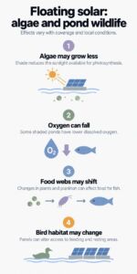 Near Central Point, Oregon, 1,776 planned floating solar panels could power homes while testing whether shade limits algae and evaporation 2 INFG Near Central Point Oregon 1776 planned floating solar panels could power homes while testing whether shade limits algae and evaporation