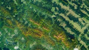 Poland's ancient mountain forests catch "fire" every autumn and a NASA satellite just captured the moment in stunning detail 2 Poland s ancient mountain forests catch fire every autumn and a NASA satellite just captured the moment in stunning detail 1