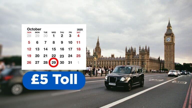 Oxford's £5 toll begins 29 October