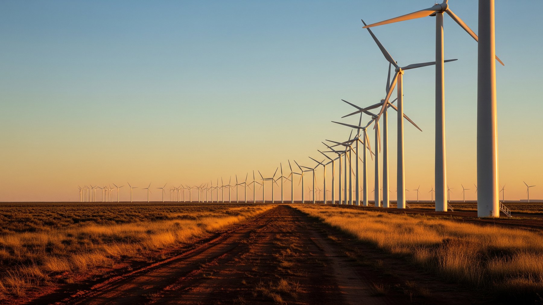 Pattern Energy's SunZia wind farm in New Mexico begins commercial operations at 3,650 MW 1 SunZia wind farm turbines at dusk across central New Mexico scrubland