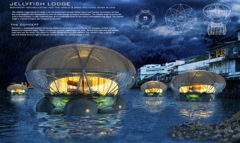 “Medusas solares flotantes” que purifican el agua y aire contaminados mientras cultivan alimentos 5 “Medusas solares flotantes” que purifican el agua y aire contaminados mientras cultivan alimentos