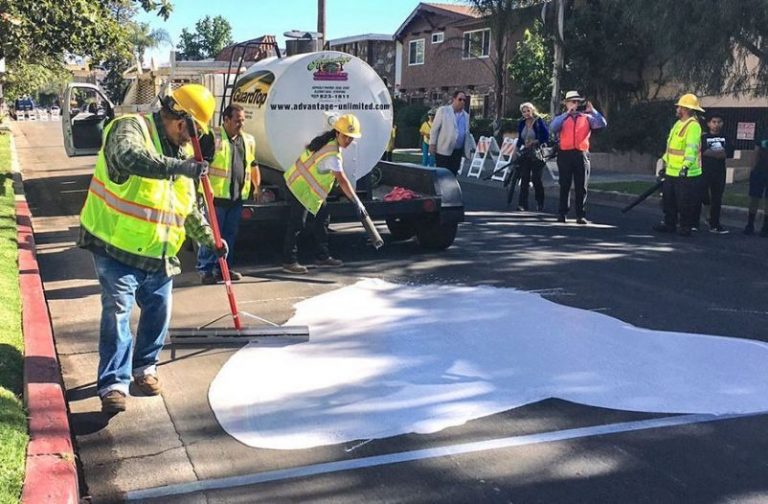 Por qué pintar las calles para combatir el cambio climático