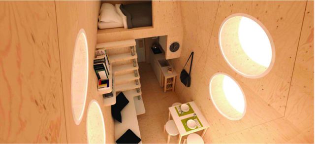 Te mostramos las fantásticas minicasas ecológicas para refugiados 3 refugiados, vivvienda social, tiny house, madera, arquitectura