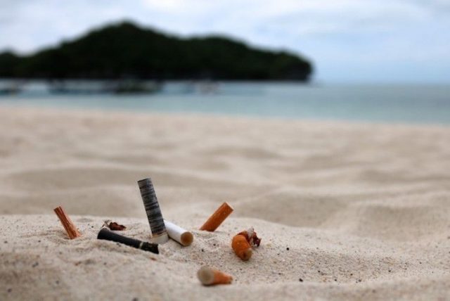 cigarrillos, colillas, contaminación, agua, tabaco, tóxicos, salud, sorbetes