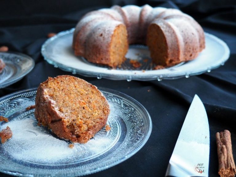 Bundt de zanahorias. Receta saludable y deliciosa 8 Bundt de zanahorias. Receta saludable y deliciosa