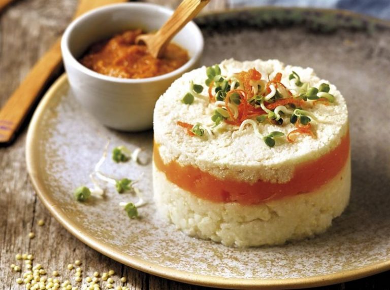 Pastel de mijo con calabaza y dátiles. Receta 5 Pastel de mijo con calabaza y dátiles. Receta