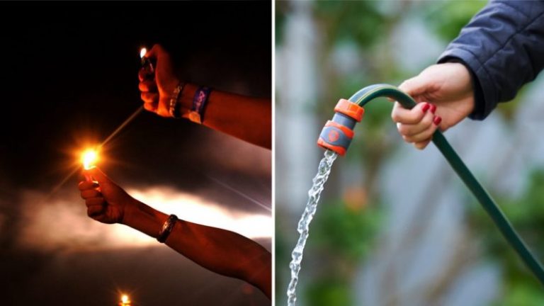 Agua que se prende fuego en China 1 Agua que se prende fuego en China