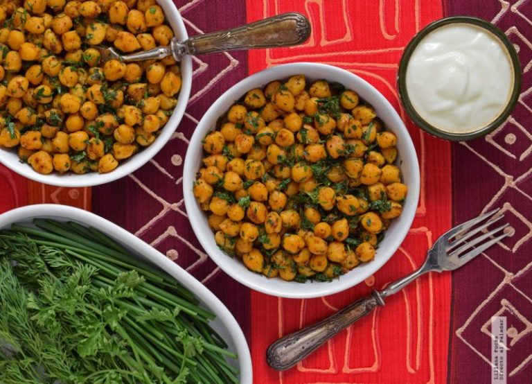 Receta: Garbanzos crujientes con hierbas frescas 4 Receta: Garbanzos crujientes con hierbas frescas