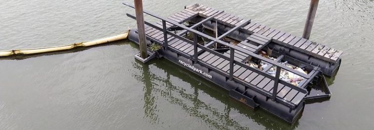 Trampas que recolectan la contaminación plástica de los ríos, para hacer parques y productos 6 Trampas que recolectan la contaminación plástica de los ríos, para hacer parques y productos