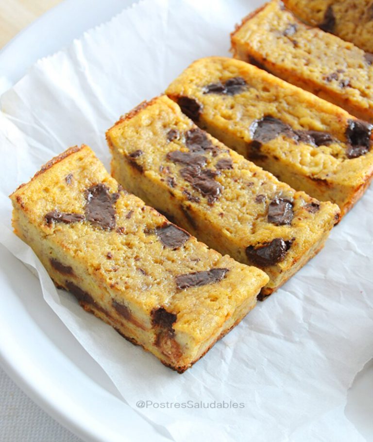 Pudín de banano y chispas de chocolate 3 Pudín de banano y chispas de chocolate