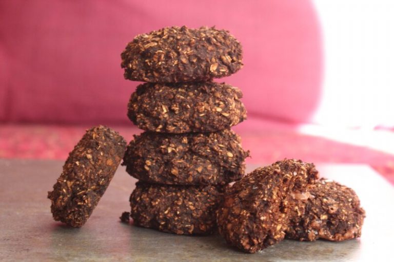 Galletas de avena y algarroba