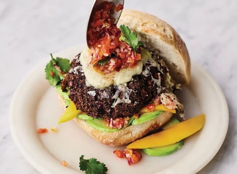 Hamburguesas de frijoles negros asados 5 Hamburguesas de frijoles negros asados