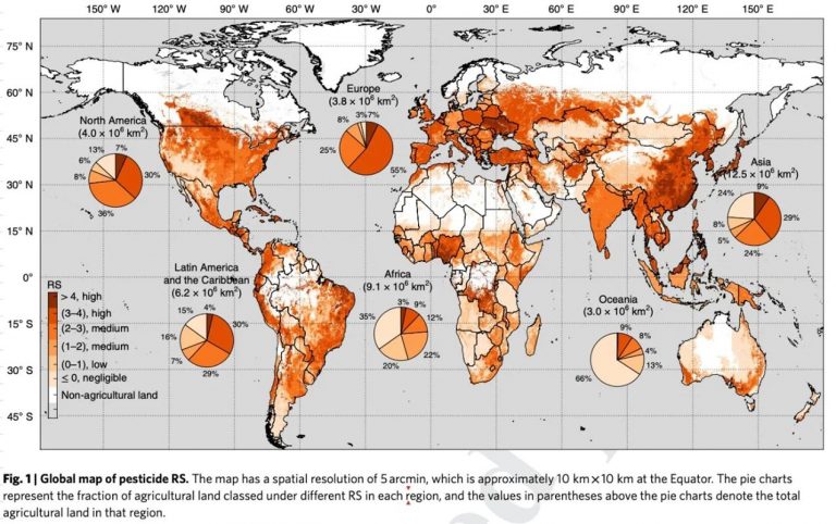 Asia y Europa con alta contaminación por pesticidas 1 Asia y Europa con alta contaminación por pesticidas