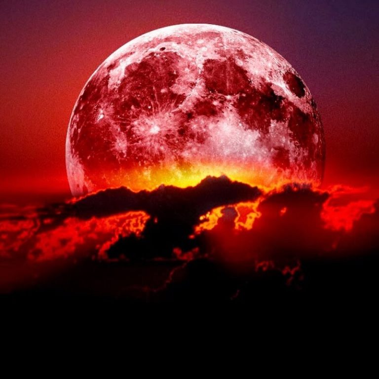 Superluna roja, primer eclipse total del año 5 Superluna roja, primer eclipse total del año
