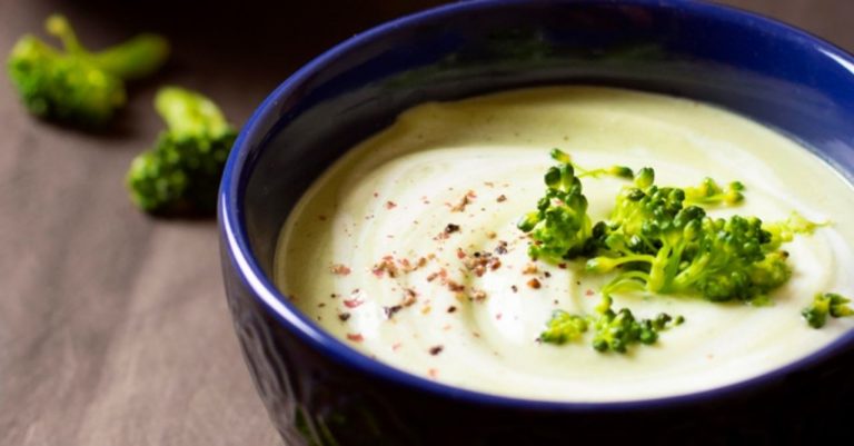 Receta de caldo cremoso de coliflor con brócoli 5 Receta de caldo cremoso de coliflor con brócoli